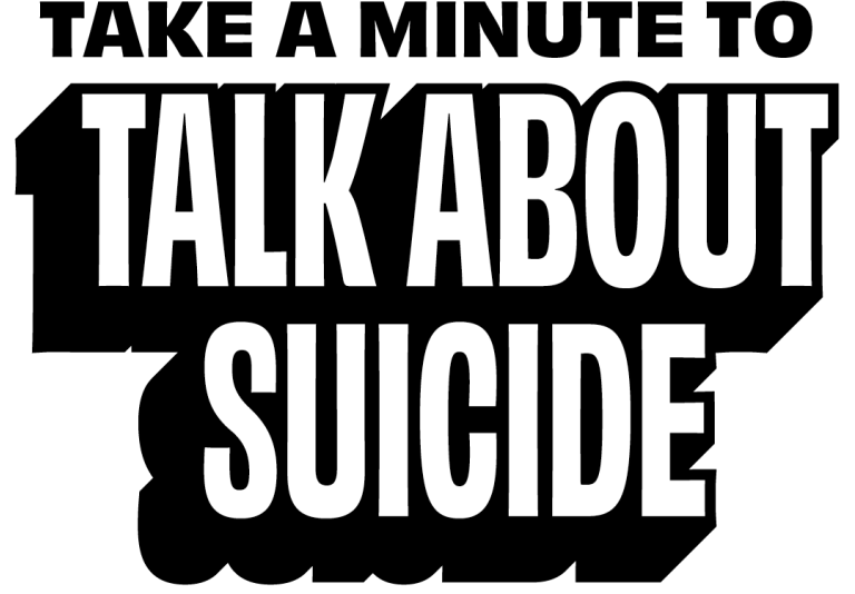 Take a minute to talk about suicide